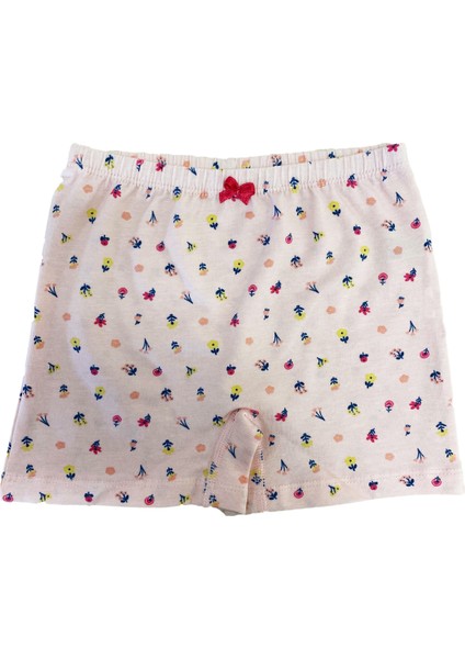 Özkan 41602 5'Li Paket Kız Çocuk Karışık Renkli Desenli Pamuklu Yumuşak Rahat Şort Boxer fırsatları