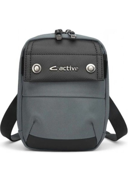 Gri Erkek Postacı Çantası, Şık ve Kullanışlı, Günlük ve Iş Hayatına Uygun