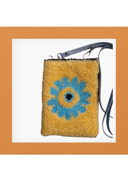 Renkli Çiçek Işlemeli Hafif Telefon ve Omuz Çantası, Şık ve Kullanışlı Tasarım