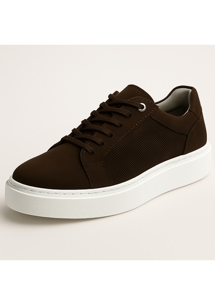 GE0065-6 Nubuk Deri Antibakteriyel Eva Taban Koku Yapmaz Erkek Sneaker Ayakkabı fırsatları