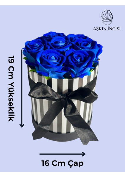 Sevgiliye Özel Hediye Gül Kutu Mavi Hediyelik Çiçek Doğum Günü Sepeti Kız Arkadaşa Eşe Sevgili fiyatları