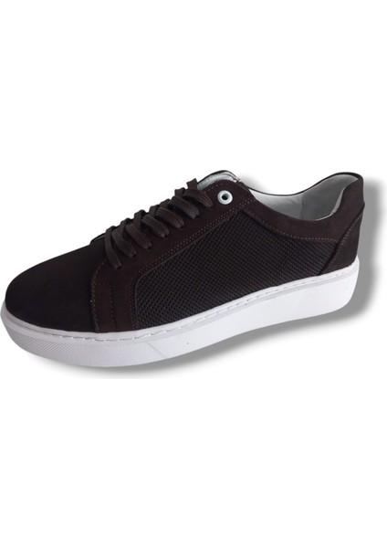 GE0065-6 Nubuk Deri Antibakteriyel Eva Taban Koku Yapmaz Erkek Sneaker Ayakkabı indirimleri