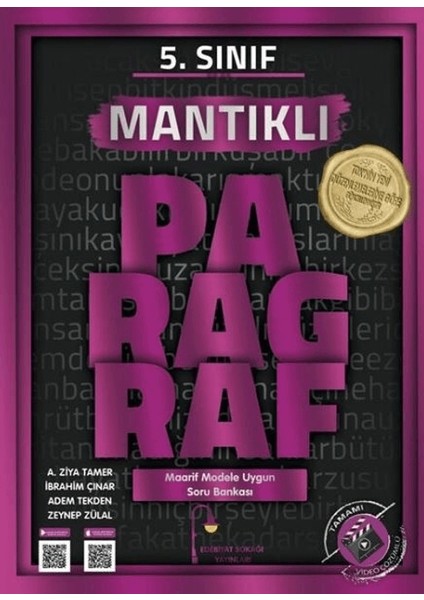 Edebiyat Sokağı 5. Sınıf Paragraf Mantıklı Soru Bankası