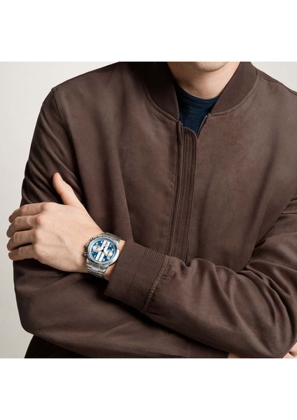 FLE1209SET Shelby x Fossil Grand Tourer Limited-Edition Erkek Kol Saati ve Yedek Kordon