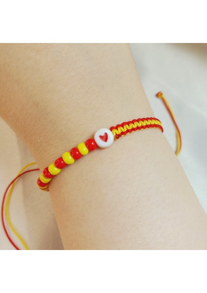 Galatasaray Unisex Taraftar Makrome Örgü Bilekliği, Sarı Kırmızı Cimbom Boncuk Bileklik, Galatasaray Bileklik, Makrome Bileklik, Maç Aksesuarı, Taraftar Bileklik, Hediyelik Bileklik fırsatları