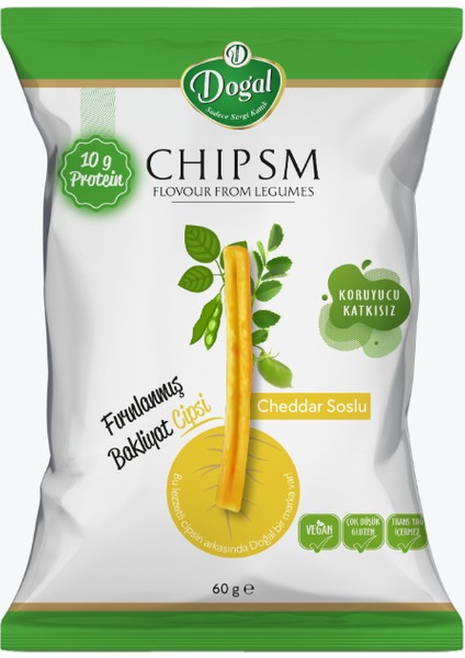 Cheddar Soslu Fırınlanmış Bakliyat Cips