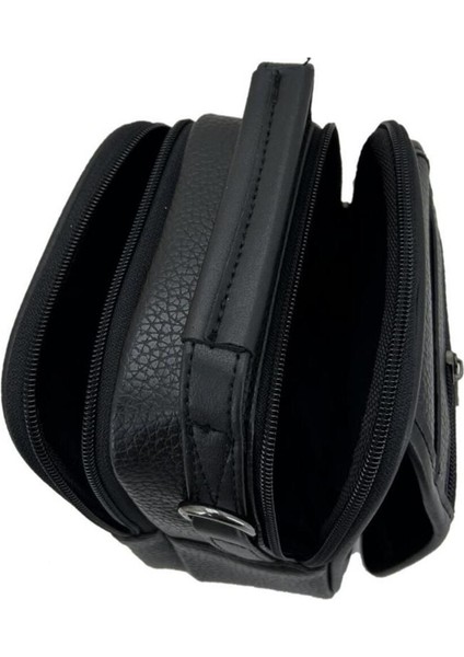 Şık Vegan Deri Siyah Omuz ve El Çantası, Hafif ve Kullanışlı Tasarım indirimleri