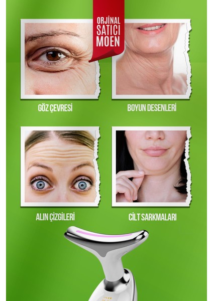 Yüz ve Boyun Ems Cilt Bakım Güzellik Cihazı ( Gıdık, sarkma, kırşıklık ) modelleri