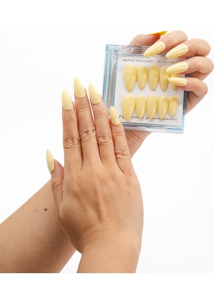 Tekrar Kullanılabilir El Yapımı Protez Takma Tırnak TT1225 - Solar Flare - 10'lu