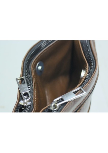 Kahverengi Hakiki Deri Erkek El Çantası, Şık ve Dayanıklı Tasarım indirimleri