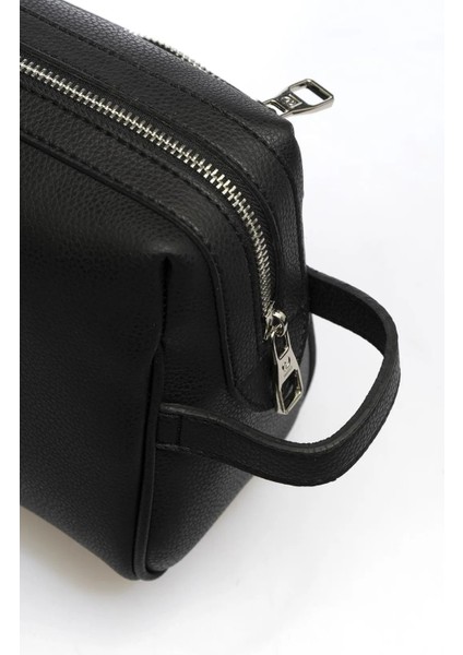 Şık Erkek El ve Omuz Çantası, Kişisel Bakım Çantası, Siyah Renk modelleri