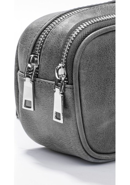 Gri Renkli Hakiki Deri El Çantası, Şık ve Dayanıklı Tasarım fiyatları