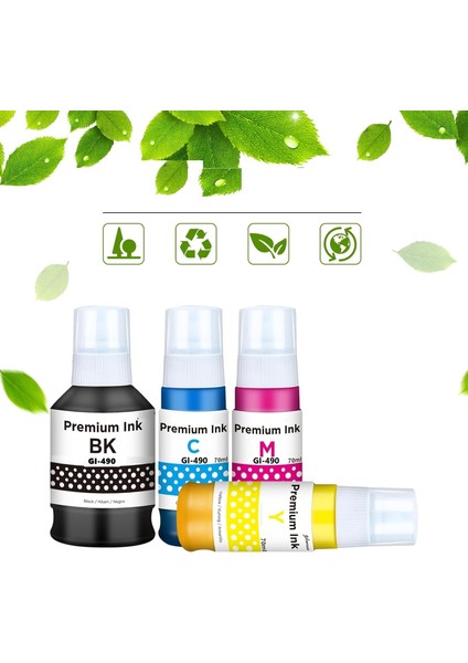 GI-41(GI41) 4 Renk Muadil Set Canon Pixma G1420,G1460,G2420,G2460,G3420,G3460 Yazıcılarla Uyumlu fiyatları