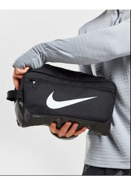 Unisex Siyah Ayakkabı ve Eşya Çantası, Şık ve Pratik Tasarım