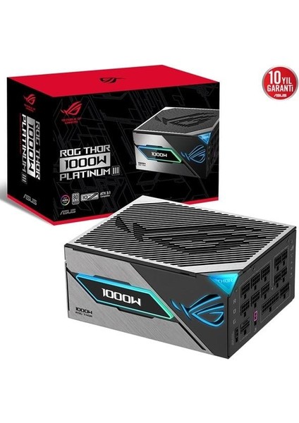 1000W 80+ Platınum Rog THOR-1000P3-GAMING Tam Modüler Power Supply