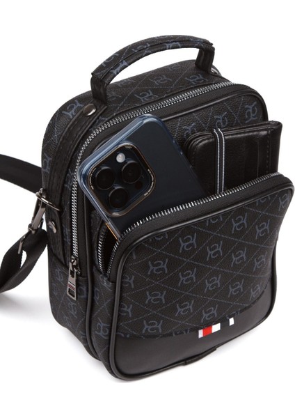 Şık Siyah Çapraz Askılı El ve Omuz Çantası indirimleri