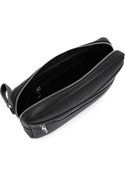 Şık Siyah Mini El Çantası, Hafif ve Kullanışlı Tasarım