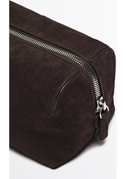 Kahverengi Deri Bakım Çantası, Şık ve Kullanışlı Tasarım ile Günlük Ihtiyaçlarınız Için Ideal fırsatları