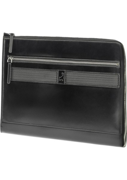 Şık Siyah Deri Clutch El Çantası, Zarif ve Kullanışlı Tasarım