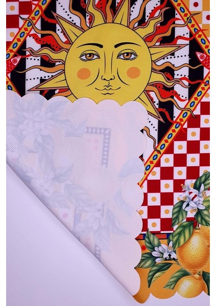 Sole Di Sicilia Güneş Desenli Sarı Lazer Kesim Runner modelleri