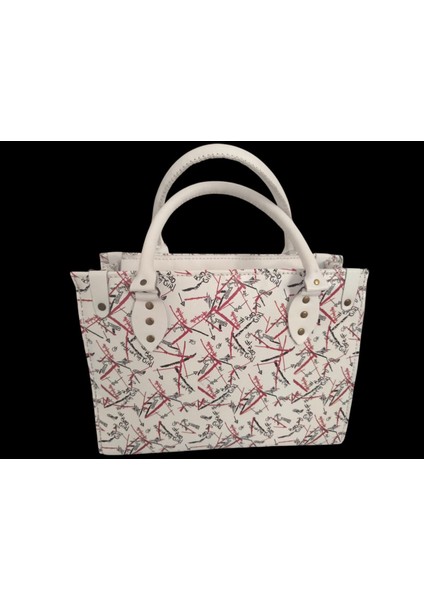 Beyaz Şık ve Kullanışlı Hafif Taşıma Çantası