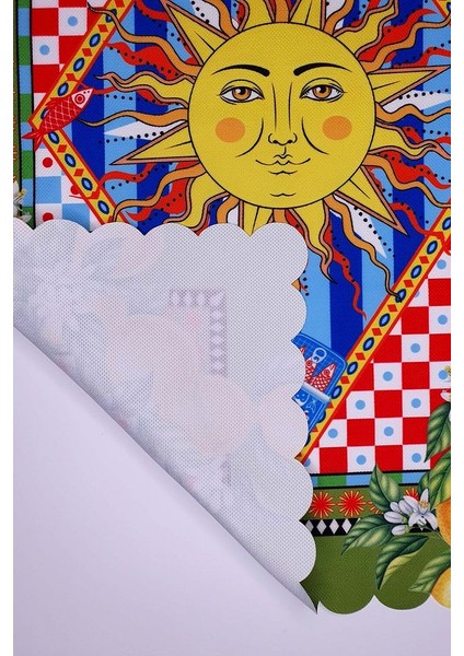 Sole Di Sicilia Güneş Desenli Yeşil Lazer Kesim Runner modelleri