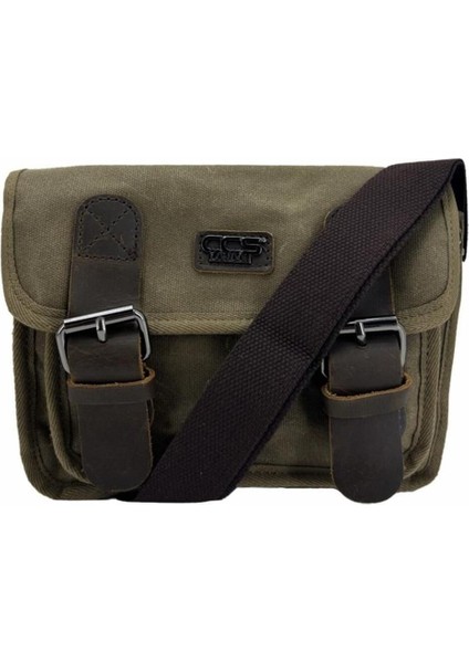 Kahverengi Kanvas Omuz Çantası, Şık ve Hafif, Günlük Kullanım Için Mükemmel.