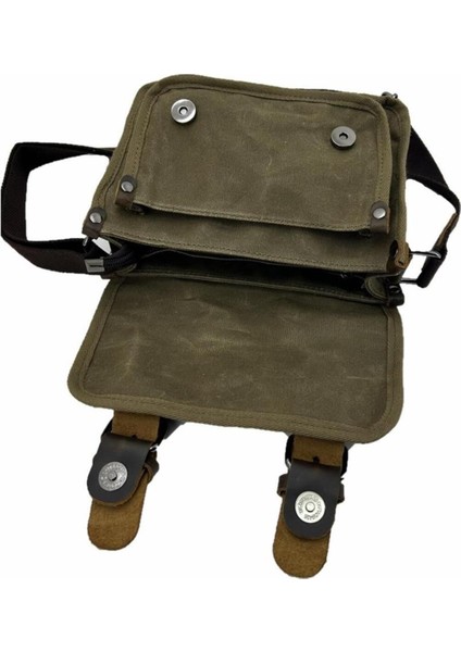 Kahverengi Kanvas Omuz Çantası, Şık ve Hafif, Günlük Kullanım Için Mükemmel. modelleri