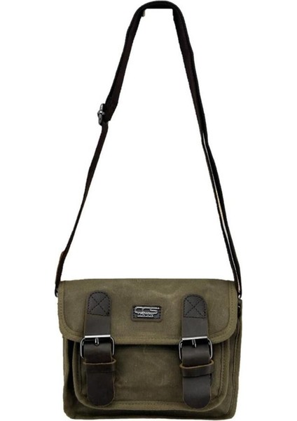 Kahverengi Kanvas Omuz Çantası, Şık ve Hafif, Günlük Kullanım Için Mükemmel.