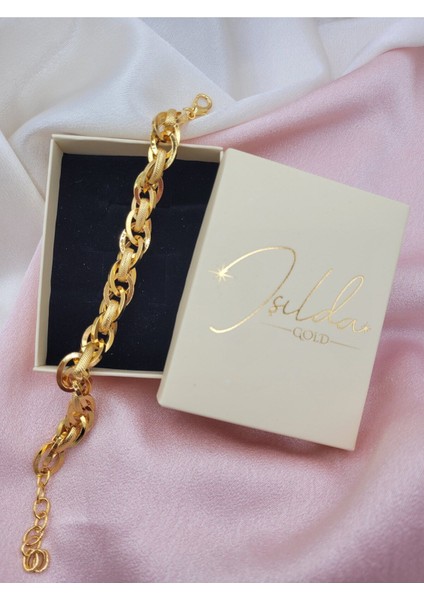 22 Ayar Altın Kaplama Hallow Bileklik, Şık ve Gösterişli Takı Seçeneği