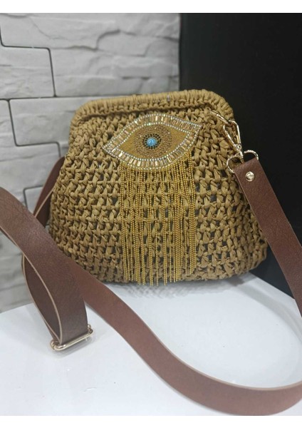 El Yapımı Bej Şık Çanta, Günlük Kullanım Için Ideal ve Şık Tasarım fiyatları