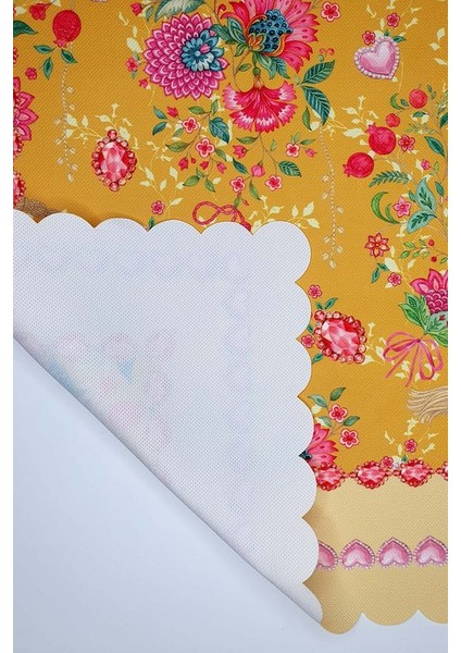Love Bloom Kalpli Renkli Çiçekli Sarı Lazer Kesim Runner modelleri