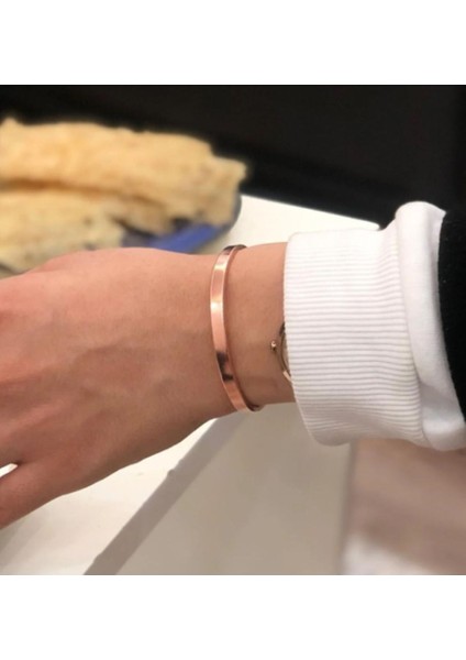 Parlak Bakır Bileklik, Hem Erkek Hem Kadın Kullanımı, Sağlıklı ve Şık Tasarım