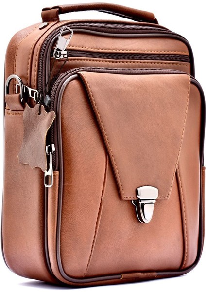 Hakiki Deri Kahverengi Erkek El ve Omuz Çantası, Şık ve Kullanışlı Tasarım modelleri