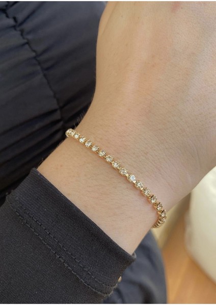 Renkli Su Yolu Gold Bileklik, Şıklık ve Zarafet Için Mükemmel Bir Seçim