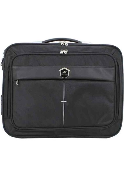 Büyük Siyah 17.3 Inç Su Geçirmez Kumaş Evrak ve Laptop Çantası fiyatları