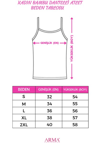 Kadın Bambu Beyaz V Yaka İp Askılı Dantelli Atlet 2'li Paket indirimleri