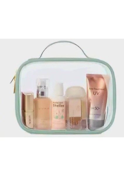 Şeffaf Taşınabilir Sıvı Geçirmez Vegan Deri Çok Amaçlı Seyahat Çantası modelleri