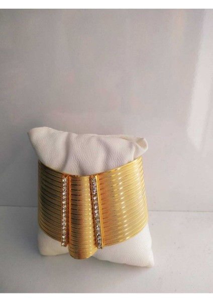 El Örgüsü 16 Sıralı Trabzon Hasır Kelepçe, Altın Kaplama, Şık ve Zarif Tasarım fiyatları