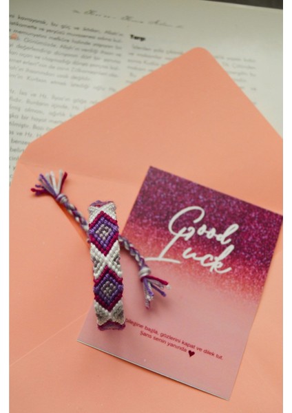 Mor Dokuma Bileklik, El Emeği, Ayarlanabilir, Kalıcı Renkler, Unisex fiyatları