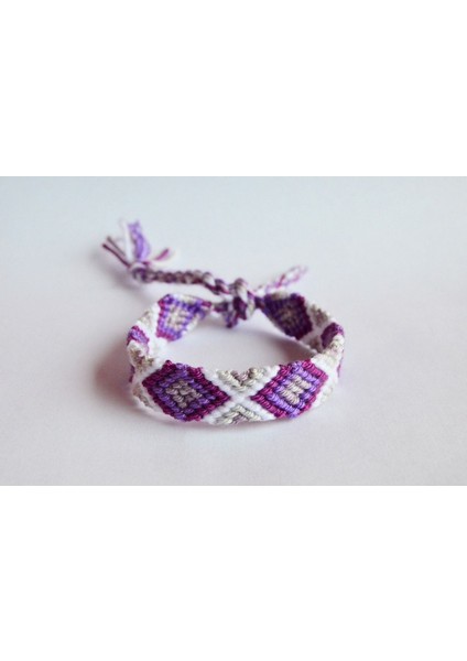 Mor Dokuma Bileklik, El Emeği, Ayarlanabilir, Kalıcı Renkler, Unisex fırsatları