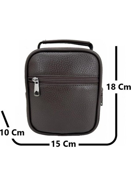 Kahverengi Vegan Deri Omuz ve El Çantası, Şık ve Hafif Tasarım fiyatları