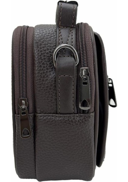 Kahverengi Vegan Deri Omuz ve El Çantası, Şık ve Hafif Tasarım fırsatları