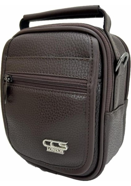 Kahverengi Vegan Deri Omuz ve El Çantası, Şık ve Hafif Tasarım