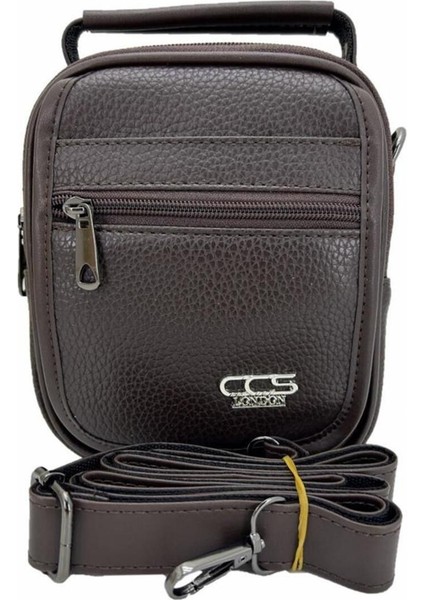 Kahverengi Vegan Deri Omuz ve El Çantası, Şık ve Hafif Tasarım