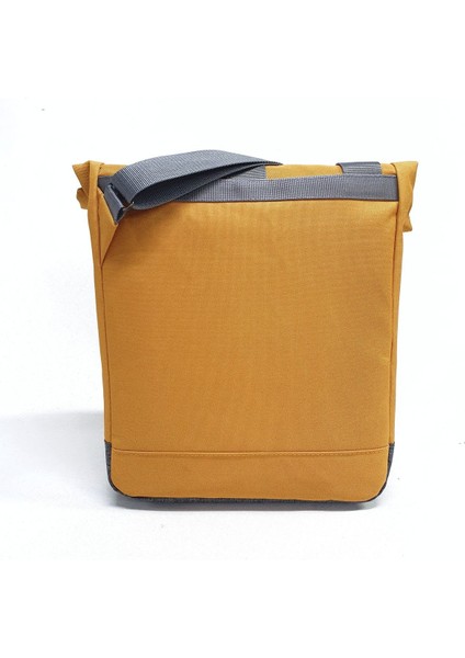 13-14 Inç Dikey Postacı Çantası, Günlük ve Okul Için Rulo Tasarım Sarı modelleri