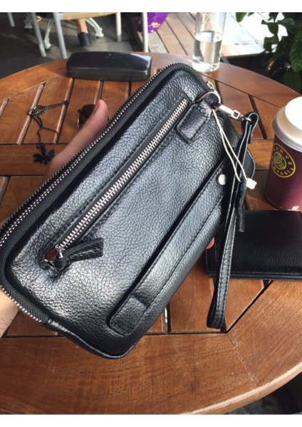 Hakiki Deri Unisex Elden Tutmalı Şık Çanta, Sade ve Kullanışlı Tasarım