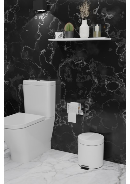 Desenli Peçetelik Tuvalet Kağıtlığı Paslanmaya Dayanaklı Kolay Montaj indirimleri