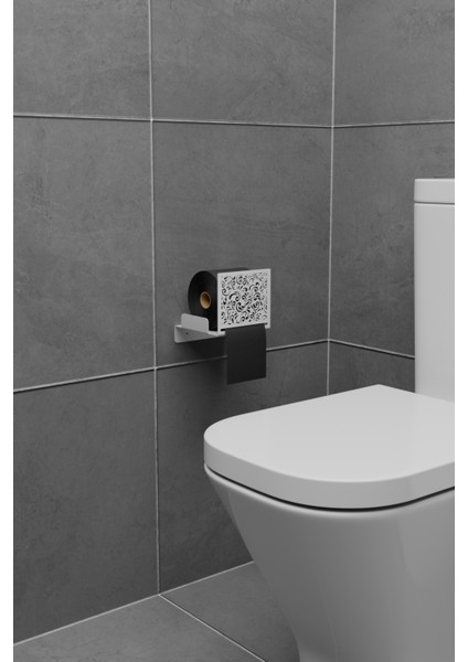 Desenli Peçetelik Tuvalet Kağıtlığı Paslanmaya Dayanaklı Kolay Montaj modelleri