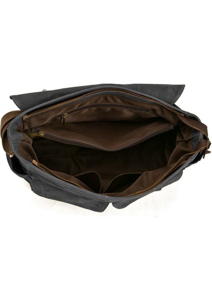 Mumlu Kanvas Postacı Çanta, Su Geçirmez, Koyu Gri, Çok Renkli, Şık ve Dayanıklı indirimleri